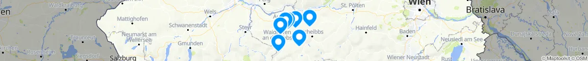 Map view for Pharmacies emergency services nearby Viehdorf (Amstetten, Niederösterreich)